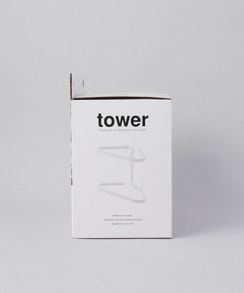 212 KITCHEN STORE / トゥーワントゥーキッチン ストア キッチンツール | 水切りネットが付けられる三角コーナー WH 山崎実業 ＜tower タワー＞ | 詳細10