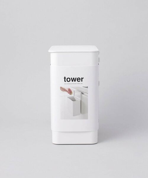 212 KITCHEN STORE / トゥーワントゥーキッチン ストア キッチンツール | フィルムフック密閉ゴミ箱 WH 山崎実業 ＜tower タワー＞ | 詳細12