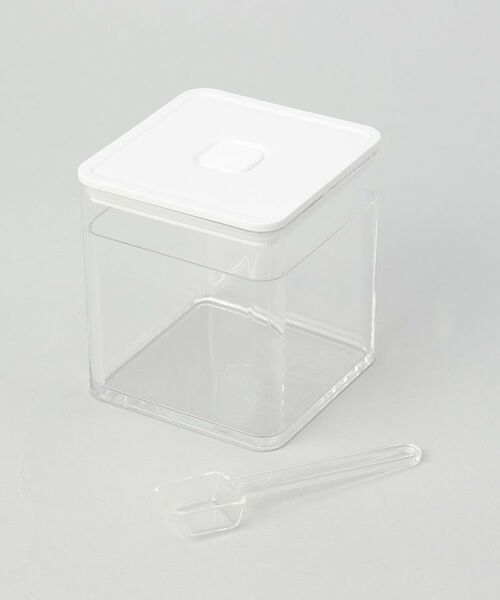 212 KITCHEN STORE / トゥーワントゥーキッチン ストア キッチンツール | スプーン付き バルブ付き密閉保存容器  WH 山崎実業 ＜tower タワー＞ | 詳細1