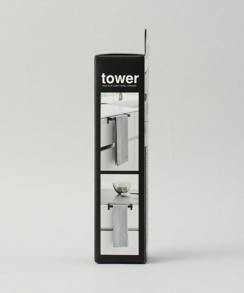 212 KITCHEN STORE / トゥーワントゥーキッチン ストア キッチンツール | 滑り落ち防止キッチンタオルハンガーバー BK 山崎実業 ＜tower タワー＞ | 詳細8
