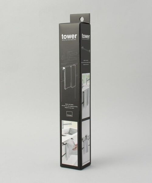 212 KITCHEN STORE / トゥーワントゥーキッチン ストア キッチンツール | 滑り落ち防止キッチンタオルハンガーバー ワイド BK 山崎実業 ＜tower タワー＞ | 詳細7