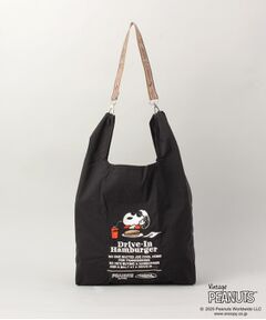 212 KITCHEN STORE / トゥーワントゥーキッチン ストア バッグ | PEANUTS ストラップ付ショッパーバッグ BK
