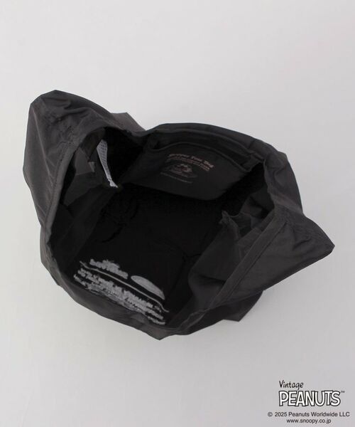 212 KITCHEN STORE / トゥーワントゥーキッチン ストア バッグ | PEANUTS ストラップ付ショッパーバッグ BK | 詳細6