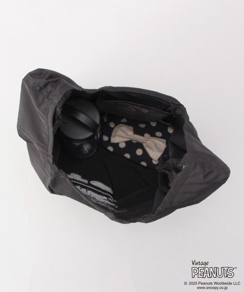 212 KITCHEN STORE / トゥーワントゥーキッチン ストア バッグ | PEANUTS ストラップ付ショッパーバッグ BK | 詳細7