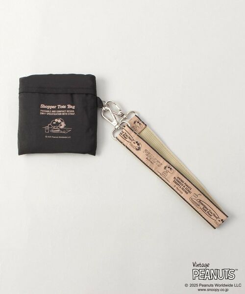 212 KITCHEN STORE / トゥーワントゥーキッチン ストア バッグ | PEANUTS ストラップ付ショッパーバッグ BK | 詳細9