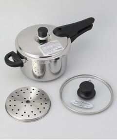 212 KITCHEN STORE / トゥーワントゥーキッチン ストア キッチンツール | 普段使いの圧力鍋3.0L (ガラス蓋・目皿付)