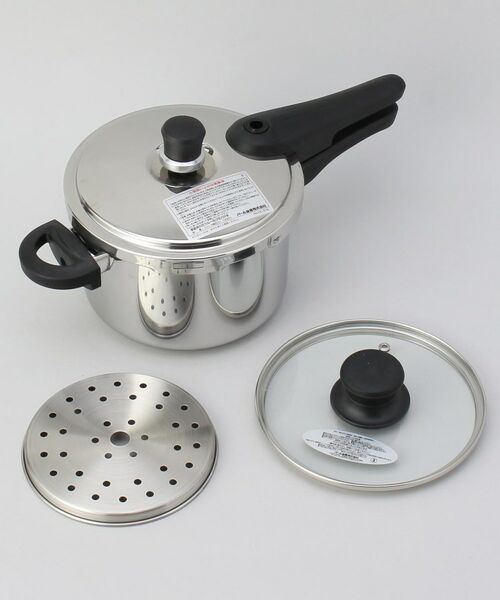 212 KITCHEN STORE / トゥーワントゥーキッチン ストア キッチンツール | 普段使いの圧力鍋3.0L (ガラス蓋・目皿付) | 詳細1