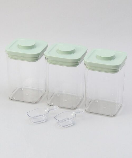 212 KITCHEN STORE / トゥーワントゥーキッチン ストア キッチンツール | ポップコンテナ3ピースセット ピスタチオ ＜OXO オクソー＞ | 詳細1