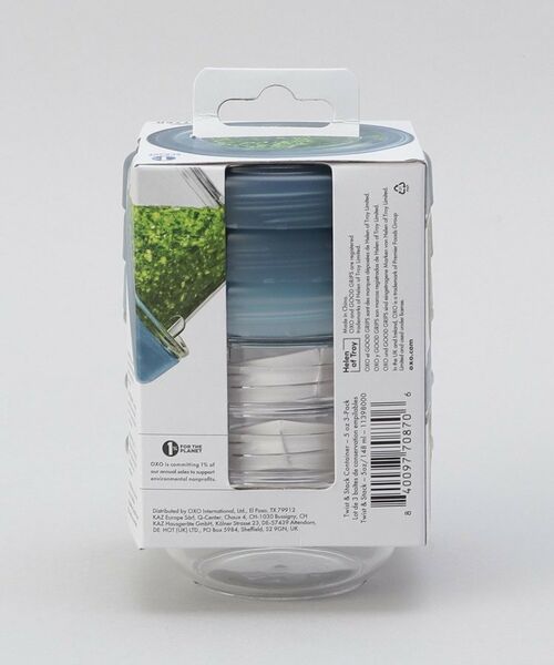 212 KITCHEN STORE / トゥーワントゥーキッチン ストア キッチンツール | ツイスト＆スタックコンテナ 148ml 3ピースセット ＜OXO オクソー＞ | 詳細10