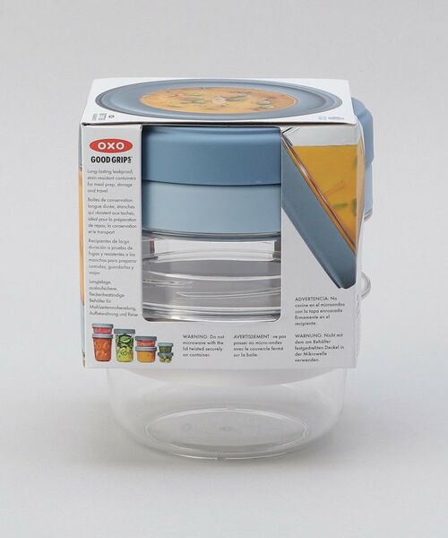 212 KITCHEN STORE / トゥーワントゥーキッチン ストア キッチンツール | ツイスト＆スタックコンテナ 592ml 2ピースセット ＜OXO オクソー＞ | 詳細8