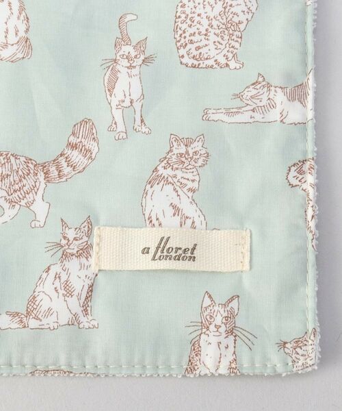 212 KITCHEN STORE / トゥーワントゥーキッチン ストア ハンカチ | ミャオウ ステッチハンドタオル 25×25 MT ＜フローレットロンドン ＞ | 詳細3