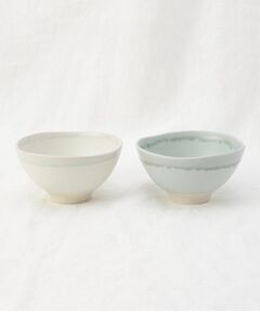 212 KITCHEN STORE / トゥーワントゥーキッチン ストア 食器 | ゆらぎ茶碗 ペア WH×GY