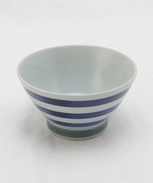 212 KITCHEN STORE / トゥーワントゥーキッチン ストア 食器 | 波佐見 くらわんか碗青ボーダー 手ぬぐい付 | 詳細1