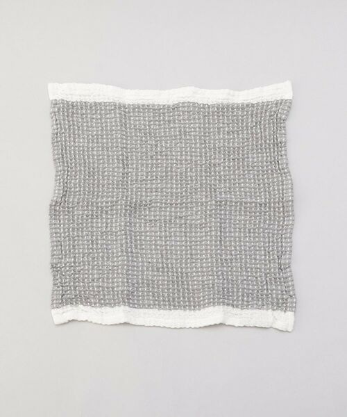 212 KITCHEN STORE / トゥーワントゥーキッチン ストア インテリア・生活雑貨・ホビー・ステーショナリー | ワッフルカラーラインキッチンクロス GY | 詳細1