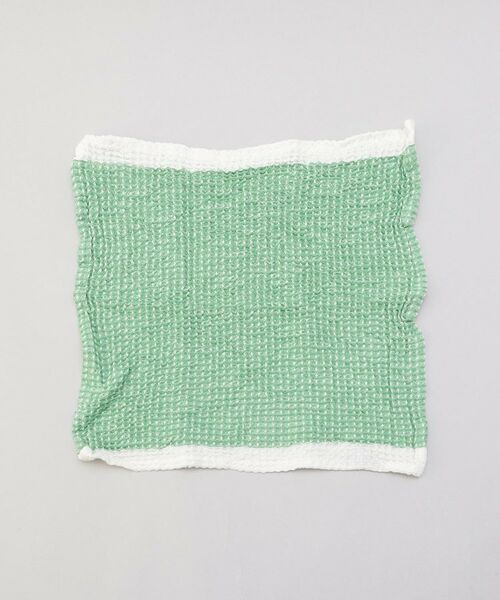 212 KITCHEN STORE / トゥーワントゥーキッチン ストア インテリア・生活雑貨・ホビー・ステーショナリー | ワッフルカラーラインキッチンクロス GR | 詳細1