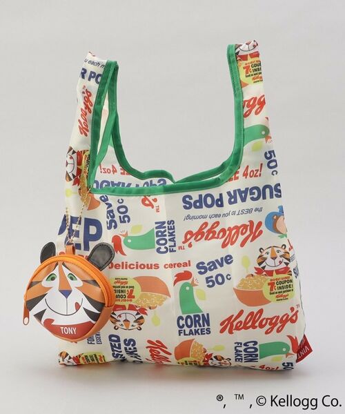 212 KITCHEN STORE / トゥーワントゥーキッチン ストア その他 | ポーチ付きエコバッグS パターン ＜Kellogg’s ケロッグ＞ | 詳細1
