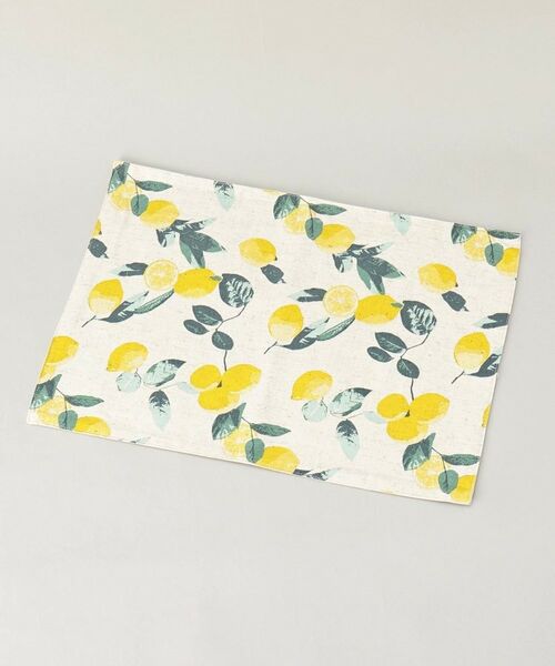 212 KITCHEN STORE / トゥーワントゥーキッチン ストア インテリア・生活雑貨・ホビー・ステーショナリー | レモンボーダーランチマット NT | 詳細1
