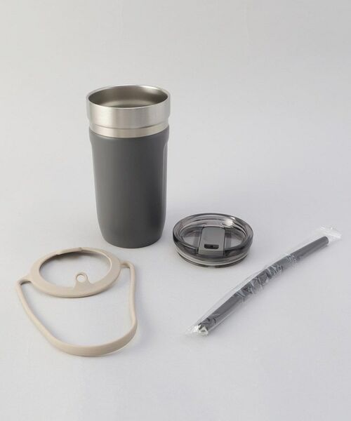 212 KITCHEN STORE / トゥーワントゥーキッチン ストア インテリア・生活雑貨・ホビー・ステーショナリー | ストロー付3wayタンブラー520ml チャコール | 詳細8