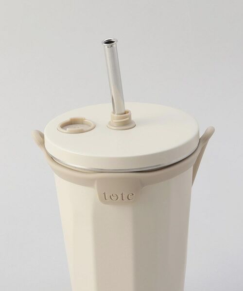 212 KITCHEN STORE / トゥーワントゥーキッチン ストア インテリア・生活雑貨・ホビー・ステーショナリー | ストロー付2wayタンブラー570ml アイボリー | 詳細5
