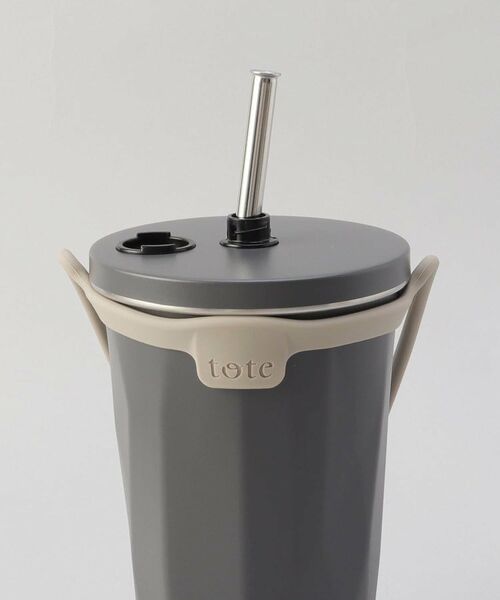 212 KITCHEN STORE / トゥーワントゥーキッチン ストア インテリア・生活雑貨・ホビー・ステーショナリー | ストロー付2wayタンブラー570ml チャコール | 詳細5