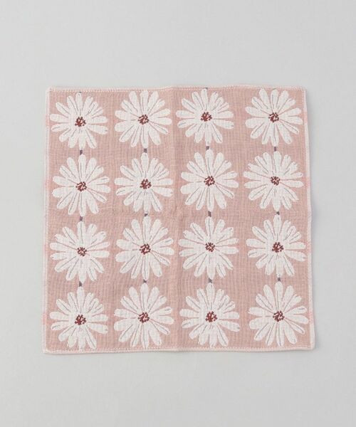 212 KITCHEN STORE / トゥーワントゥーキッチン ストア ハンカチ | 3重ガーゼハンカチ　白い花 | 詳細1