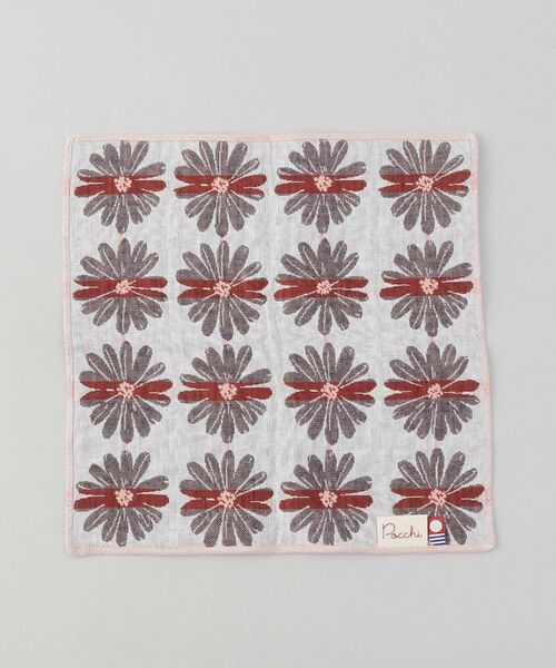 212 KITCHEN STORE / トゥーワントゥーキッチン ストア ハンカチ | 3重ガーゼハンカチ　白い花 | 詳細2