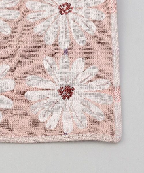 212 KITCHEN STORE / トゥーワントゥーキッチン ストア ハンカチ | 3重ガーゼハンカチ　白い花 | 詳細3