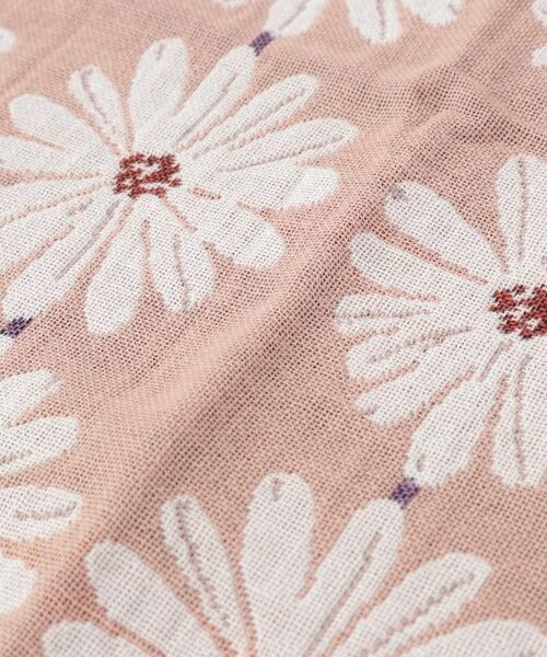 212 KITCHEN STORE / トゥーワントゥーキッチン ストア ハンカチ | 3重ガーゼハンカチ　白い花 | 詳細4