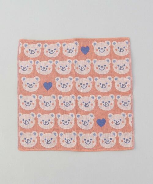 212 KITCHEN STORE / トゥーワントゥーキッチン ストア ハンカチ | 3重ガーゼハンカチ　くま | 詳細1
