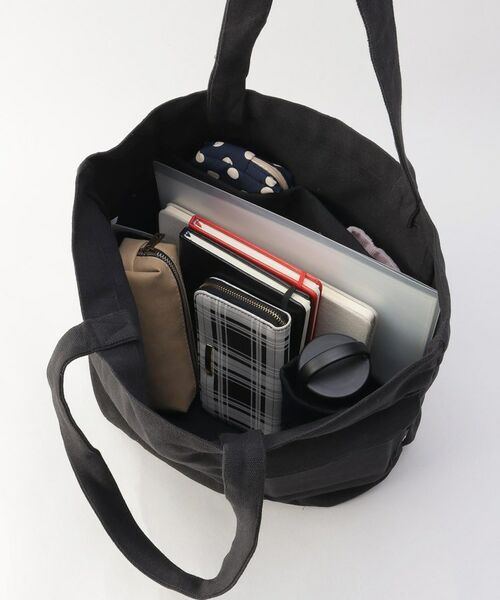 212 KITCHEN STORE / トゥーワントゥーキッチン ストア バッグ | ミディアム リサイクルコットン BK ＜ROOTOTE ルートート＞ | 詳細6