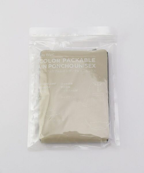 212 KITCHEN STORE / トゥーワントゥーキッチン ストア その他小物 | Wpc. パッカブルポンチョバイカラーユニセックス BE | 詳細11