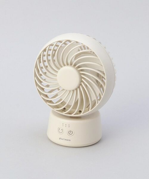 212 KITCHEN STORE / トゥーワントゥーキッチン ストア インテリア・生活雑貨・ホビー・ステーショナリー | ラウンドミニデスクファン 首振り機能付 WH | 詳細1
