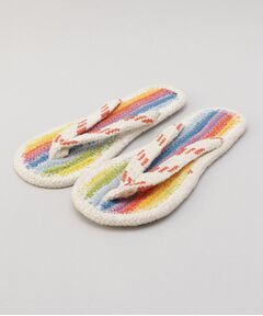 212 KITCHEN STORE / トゥーワントゥーキッチン ストア インナー・ルームウェア | コットンサンダル レインボー M