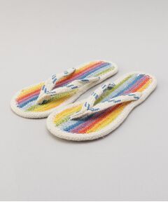 212 KITCHEN STORE / トゥーワントゥーキッチン ストア インナー・ルームウェア | コットンサンダル レインボー L