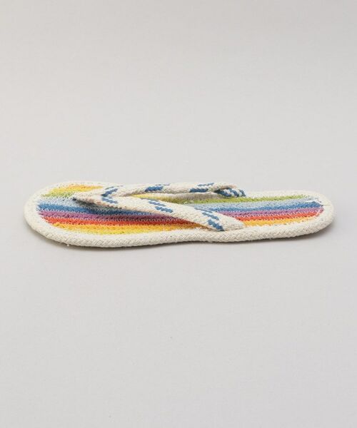 212 KITCHEN STORE / トゥーワントゥーキッチン ストア インナー・ルームウェア | コットンサンダル レインボー L | 詳細2