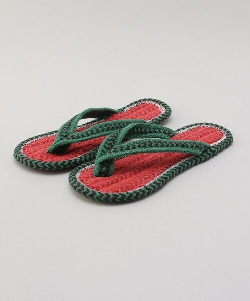 212 KITCHEN STORE / トゥーワントゥーキッチン ストア インナー・ルームウェア | コットンサンダル スイカ M RD | 詳細1