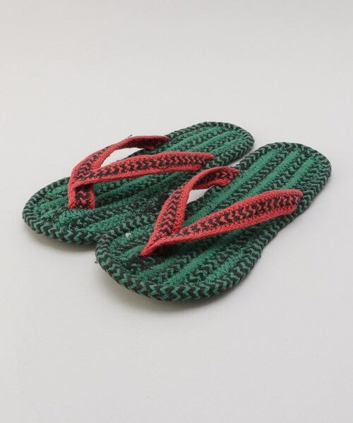 212 KITCHEN STORE / トゥーワントゥーキッチン ストア インナー・ルームウェア | コットンサンダル スイカ L GR | 詳細1