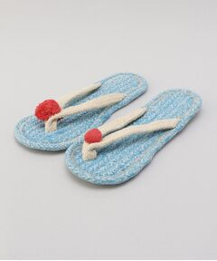 212 KITCHEN STORE / トゥーワントゥーキッチン ストア インナー・ルームウェア | コットンサンダル クリームソーダ M BL