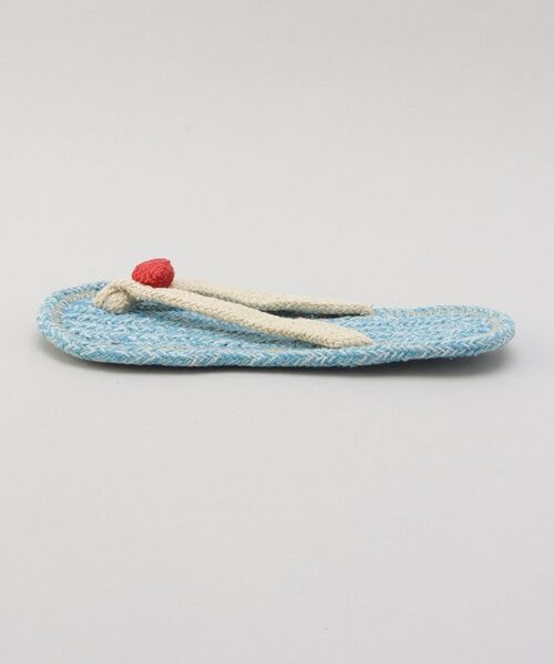 212 KITCHEN STORE / トゥーワントゥーキッチン ストア インナー・ルームウェア | コットンサンダル クリームソーダ M BL | 詳細2