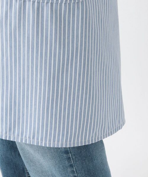 212 KITCHEN STORE / トゥーワントゥーキッチン ストア インテリア・生活雑貨・ホビー・ステーショナリー | ペンシルストライプ Vネックエプロン BL | 詳細7