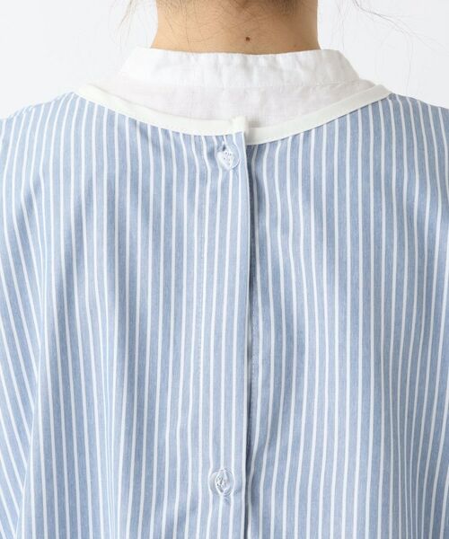 212 KITCHEN STORE / トゥーワントゥーキッチン ストア インテリア・生活雑貨・ホビー・ステーショナリー | ペンシルストライプ Vネックベストエプロン BL | 詳細5