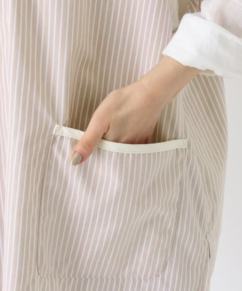 212 KITCHEN STORE / トゥーワントゥーキッチン ストア インテリア・生活雑貨・ホビー・ステーショナリー | ペンシルストライプ Vネックベストエプロン BE | 詳細7