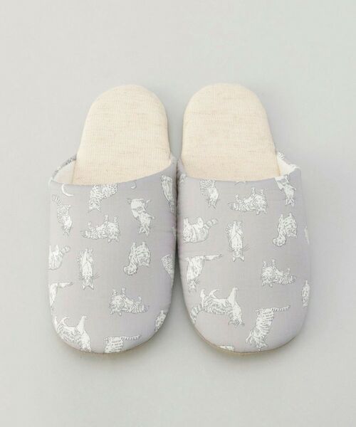 212 KITCHEN STORE / トゥーワントゥーキッチン ストア インテリア・インテリア雑貨 | ミャオウ スリッパ02 LGY ＜フローレットロンドン ＞ | 詳細4