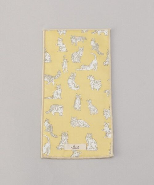 212 KITCHEN STORE / トゥーワントゥーキッチン ストア ハンカチ | ミャオウ ハーフハンドタオル YE ＜フローレットロンドン ＞ | 詳細1
