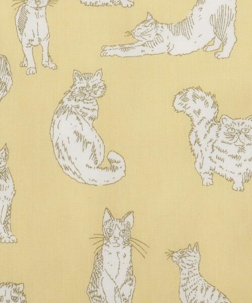 212 KITCHEN STORE / トゥーワントゥーキッチン ストア ハンカチ | ミャオウ ハーフハンドタオル YE ＜フローレットロンドン ＞ | 詳細3