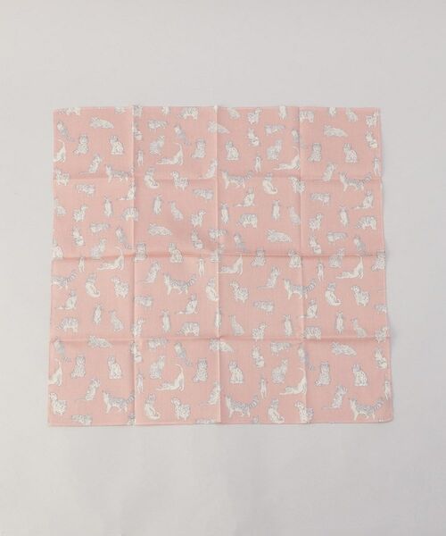 212 KITCHEN STORE / トゥーワントゥーキッチン ストア ハンカチ | ミャオウ クロス02 PI ＜フローレットロンドン ＞ | 詳細1