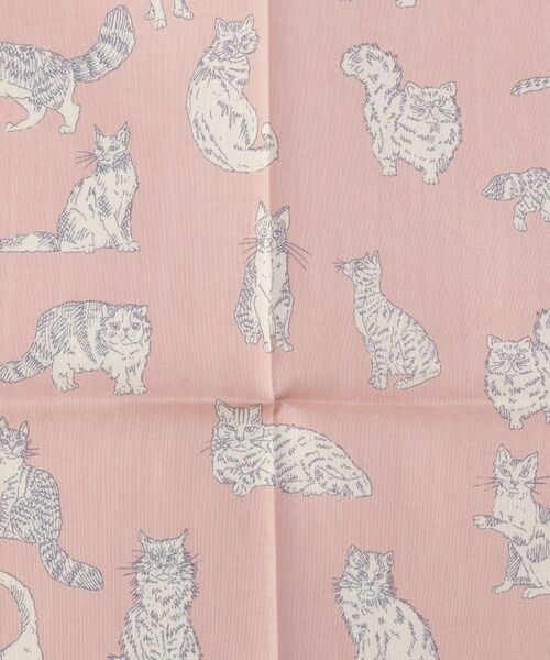 212 KITCHEN STORE / トゥーワントゥーキッチン ストア ハンカチ | ミャオウ クロス02 PI ＜フローレットロンドン ＞ | 詳細3