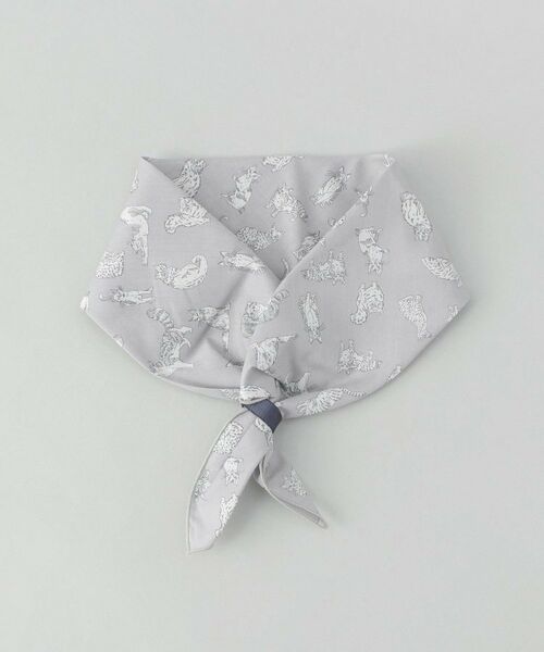 212 KITCHEN STORE / トゥーワントゥーキッチン ストア バンダナ・スカーフ | ミャオウ UVスカーフ LGY ＜フローレットロンドン ＞ | 詳細1