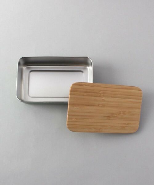 212 KITCHEN STORE / トゥーワントゥーキッチン ストア インテリア・生活雑貨・ホビー・ステーショナリー | ステンレスランチボックス レクタングル GR　 ＜ののじ ＞ | 詳細2