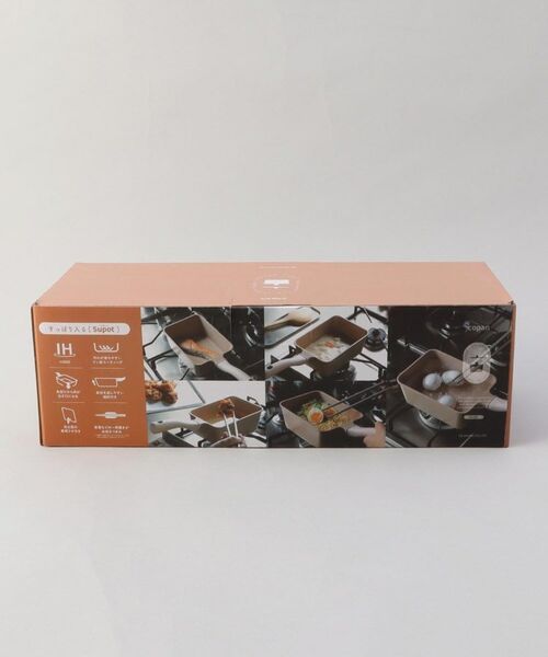 212 KITCHEN STORE / トゥーワントゥーキッチン ストア キッチンツール | Supot 深型四角フライパン 13×18cm BE ＜copan コパン＞ | 詳細13